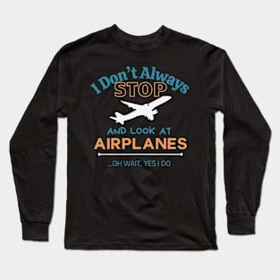 Airplane Long Sleeve T-Shirt